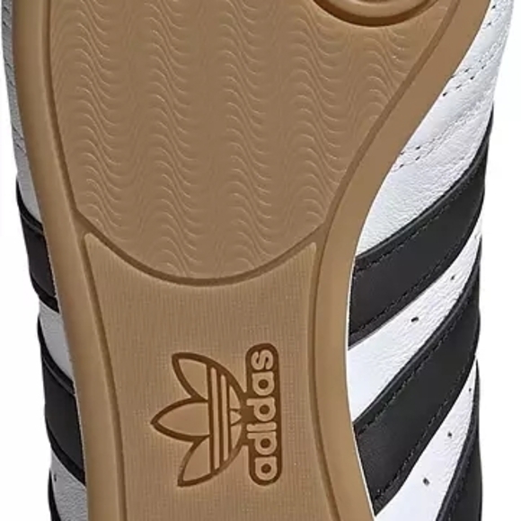 Adidas Womens TaekwondoWhite Sneakers with Black Stripes Size 9 - Picture 8 of 10